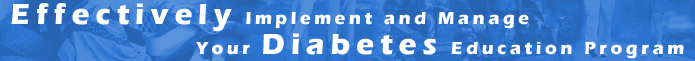 TEACH diabetes - Effectively Implement and Manage Your Diabetes Education Program